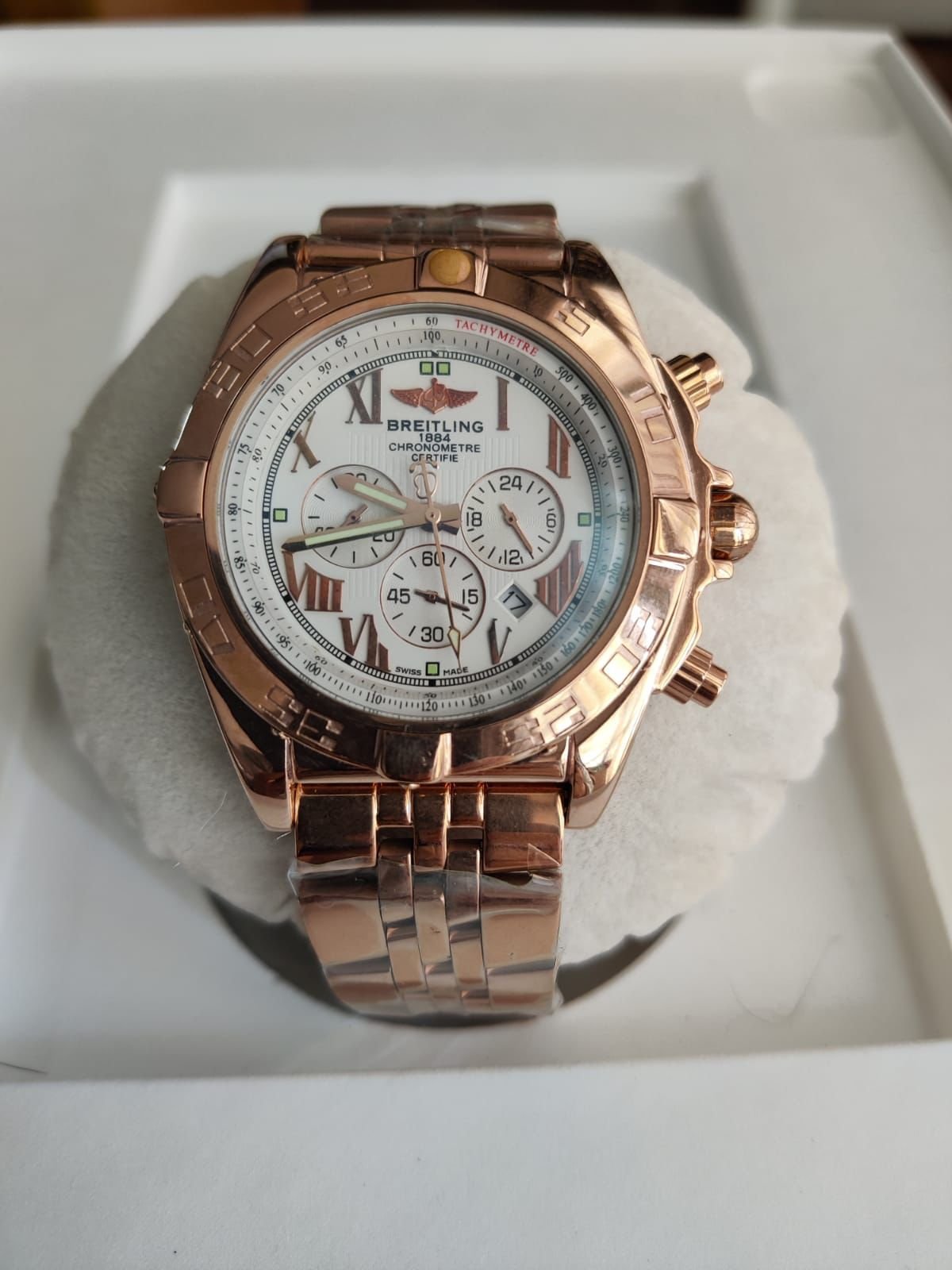 Réplica de Relógio Breitling Aço