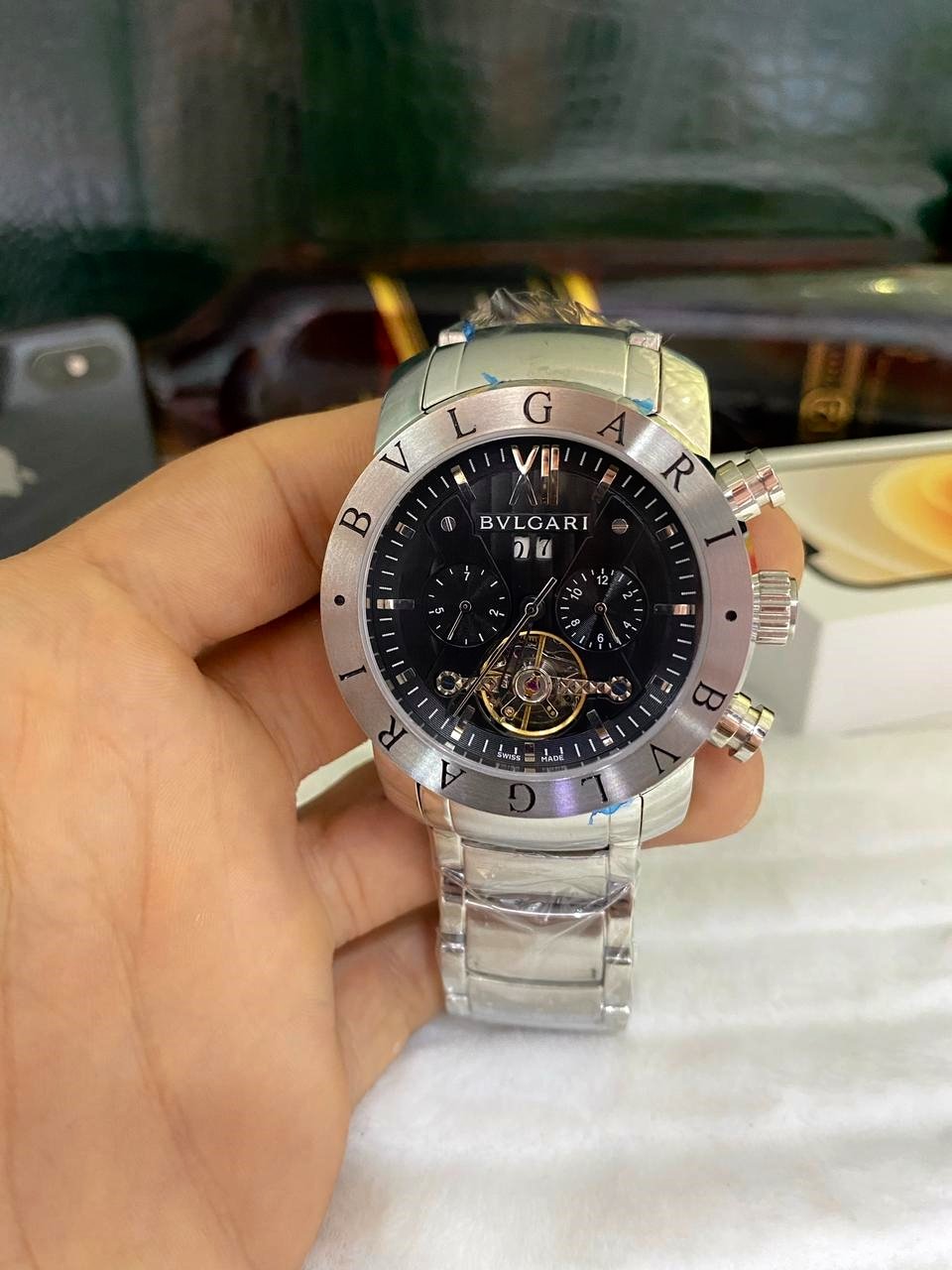 Réplica de Relógio Bulgari Automático