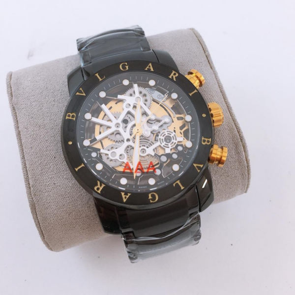 Réplica de Relógio Bulgari Bateria Skeleton