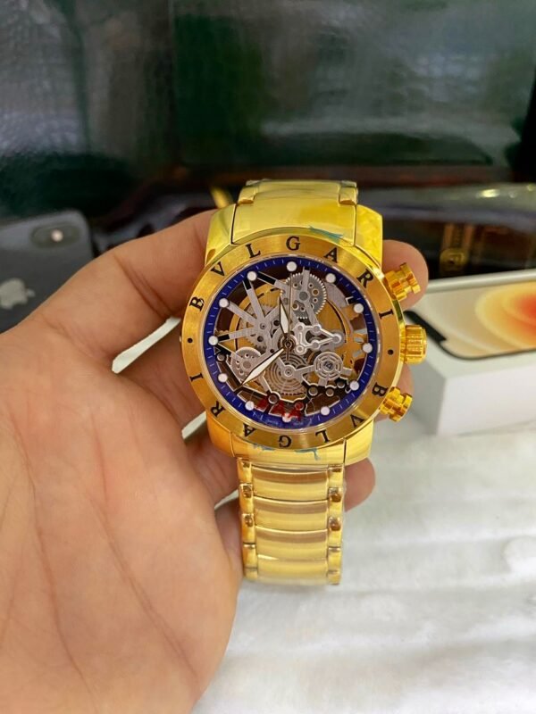 Réplica de Relógio Bulgari Bateria Skeleton