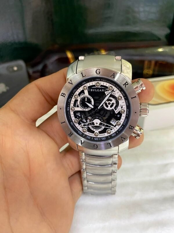 Réplica de Relógio Bulgari Bateria Skeleton