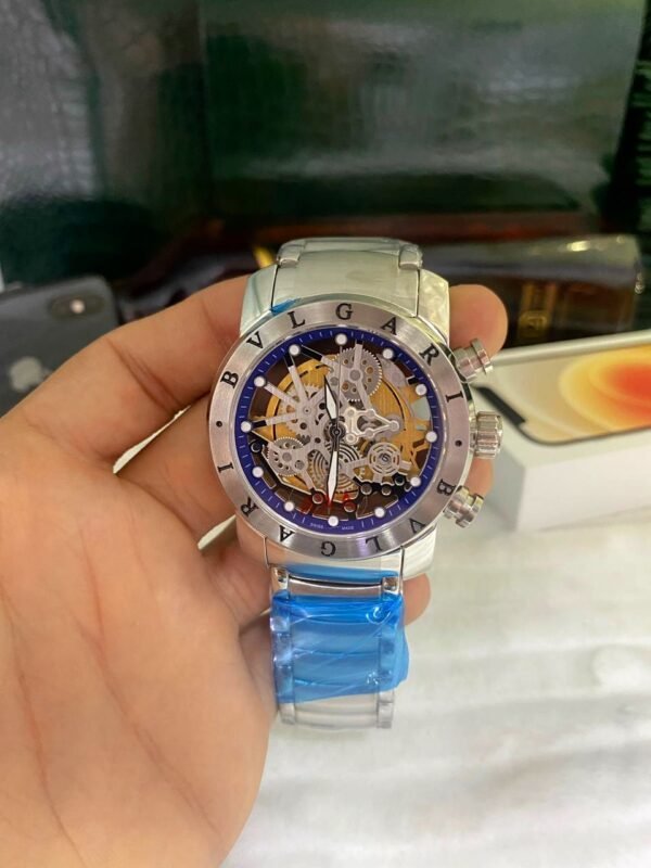 Réplica de Relógio Bulgari Bateria Skeleton