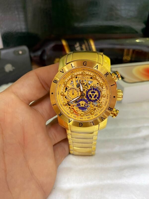 Réplica de Relógio Bulgari Bateria Skeleton