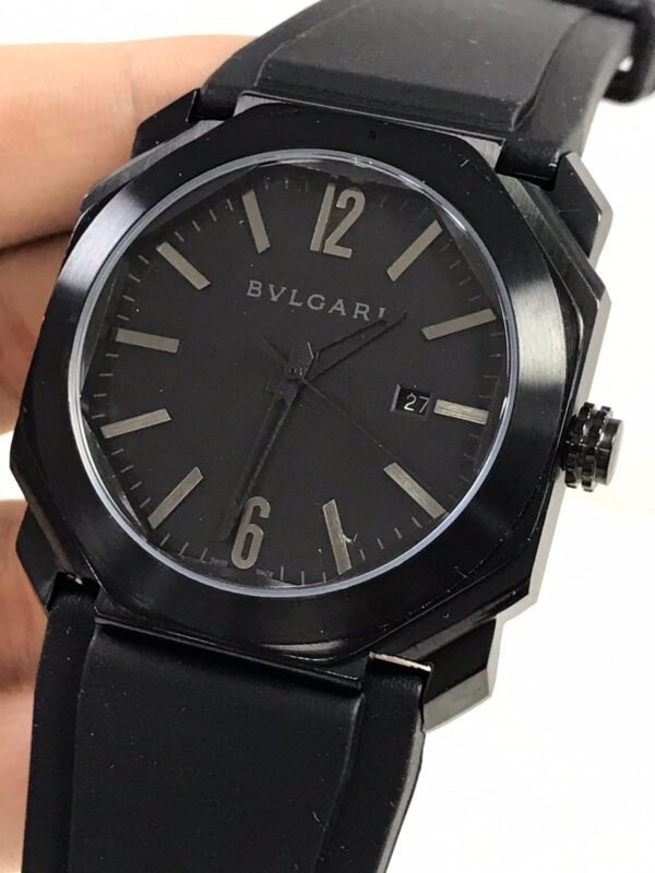 Réplica de Relógio Bulgari Octo Borracha