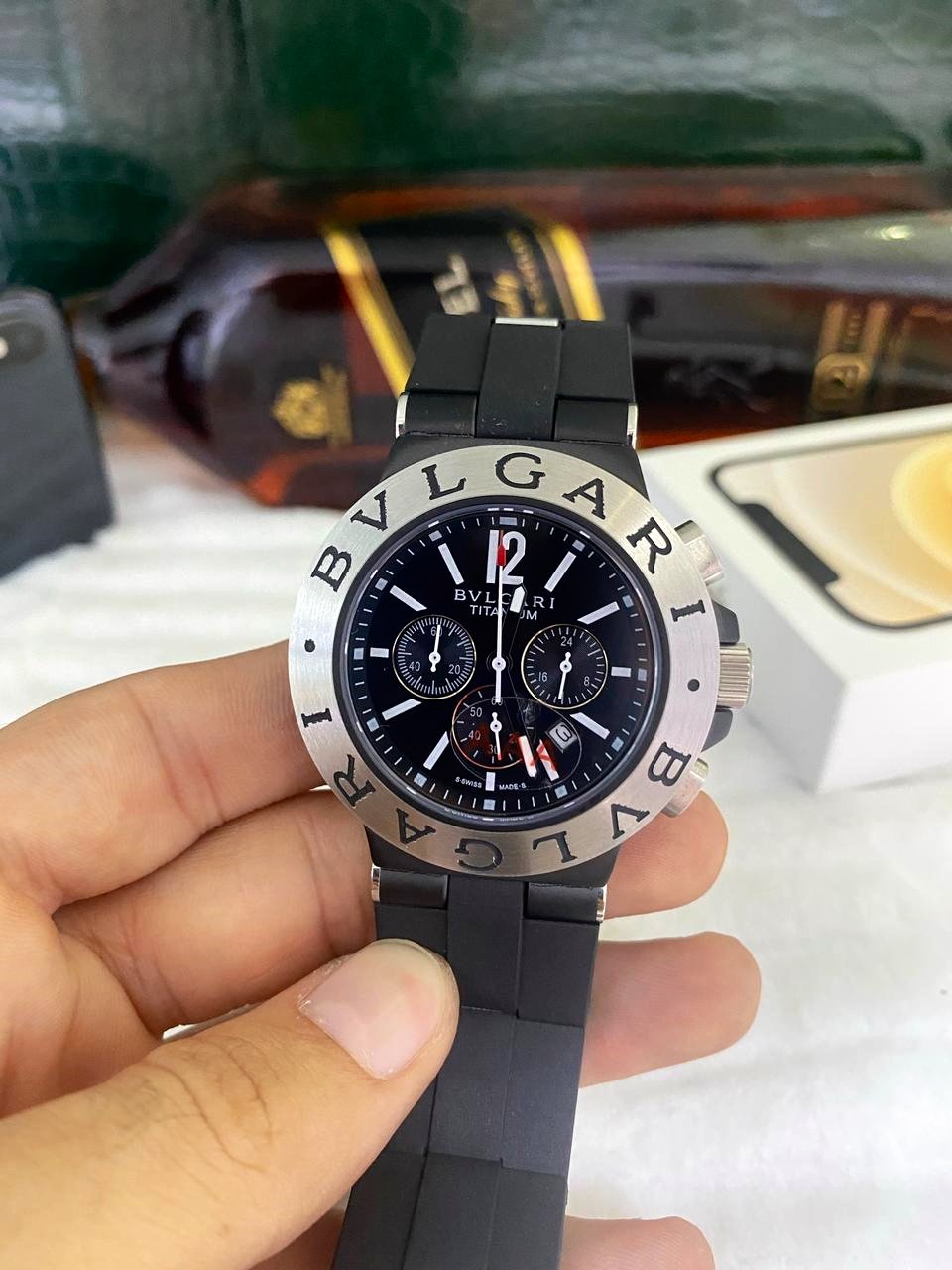Réplica de Relógio Bulgari Titanium