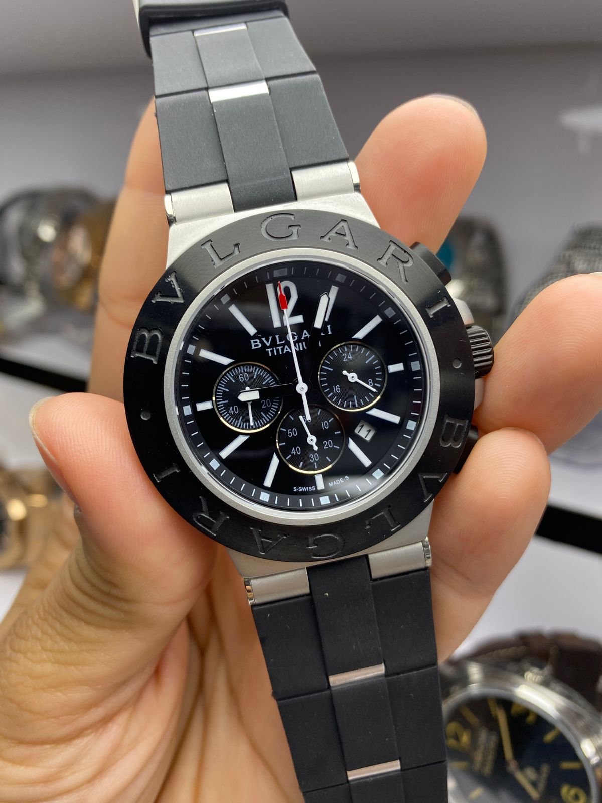 Réplica de Relógio Bulgari Titanium