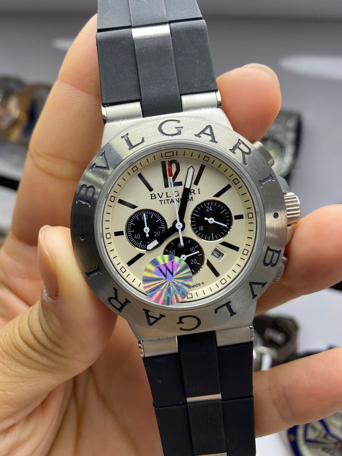 Réplica de Relógio Bulgari Titanium