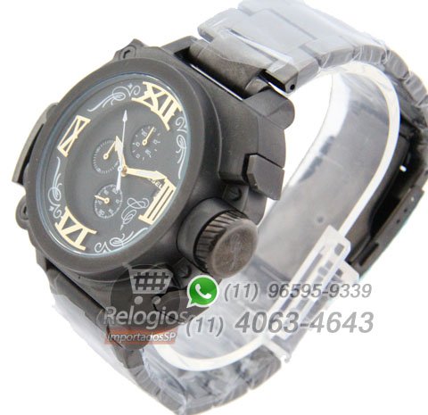 Réplica de Relógio Diesel Batman All Black Aço ( PROMOÇÃO ) - Imagem 4