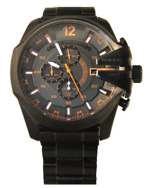 Réplica de Relógio Diesel Only The Brave Preto Orange