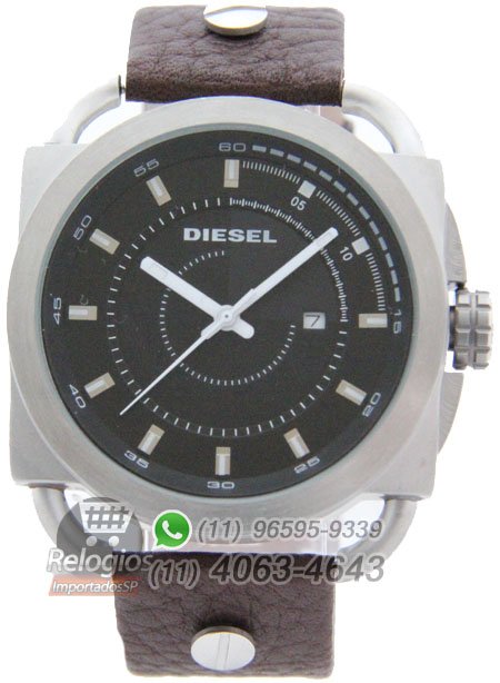 Réplica de Relógio Diesel The Only Brave Preto Marrom ( PROMOÇÃO )