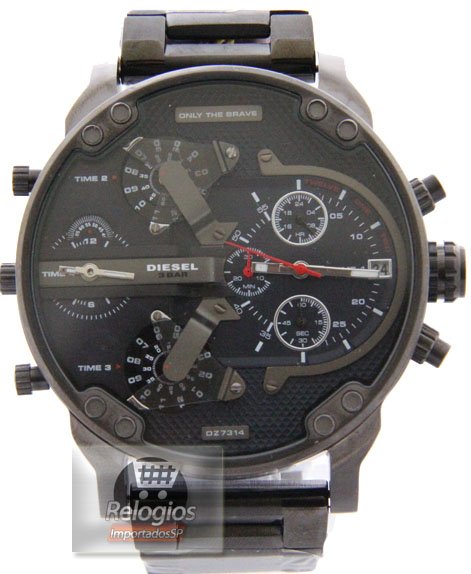 Réplica de Relógio Diesel Dz 7314 Black red