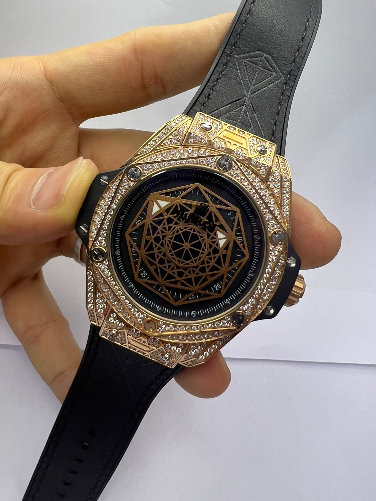 Réplica de Relógio Hublot - Sang Blue