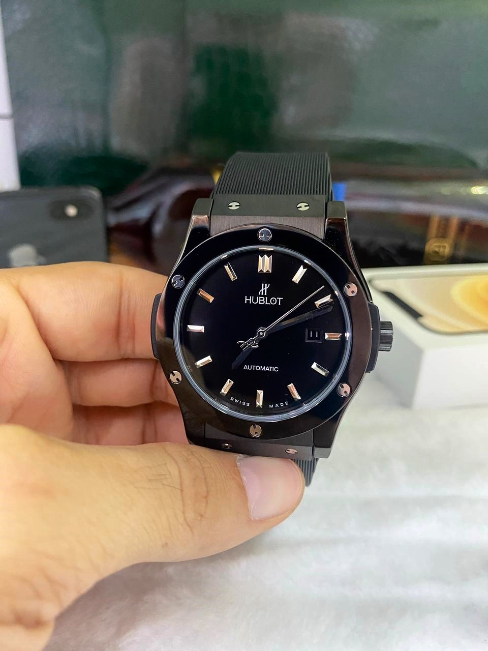 Réplica de Relógio Hublot Fusion Automático