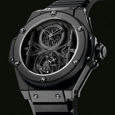 Réplica de Relógio Hublot King Power All Black Ediiton Limited