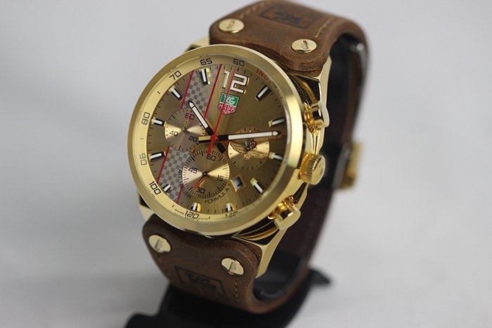 Réplica de Relógio Tag Heuer Indianapolis Gold - Imagem 4