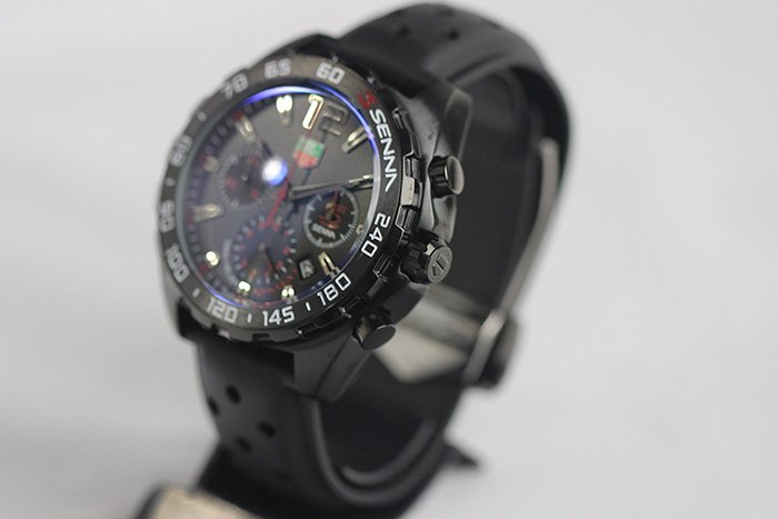 Réplica de Relógio Tag heuer Airton senna Preto - Imagem 2