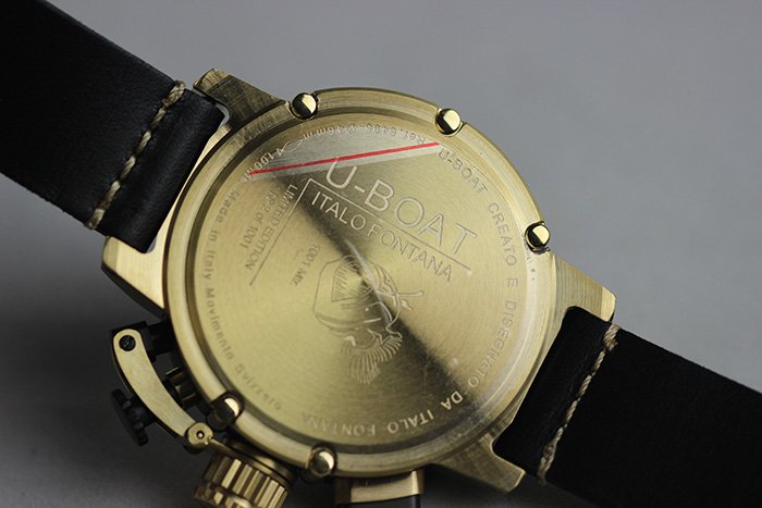 Réplica de Relógio U-Boat Italo fontana edition Limited gold - Imagem 3