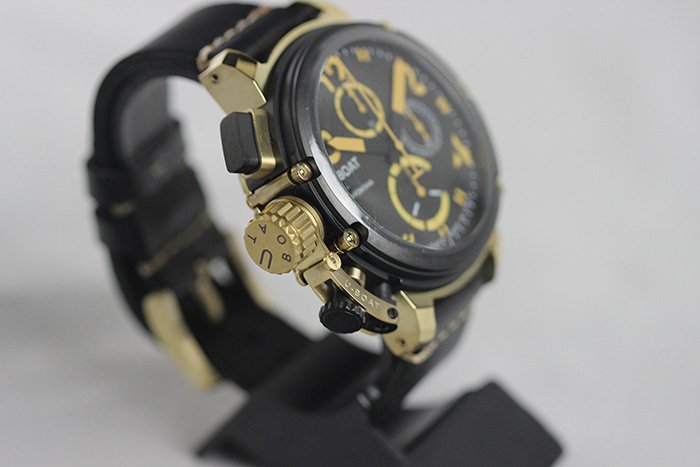 Réplica de Relógio U-Boat Italo fontana edition Limited gold - Imagem 4