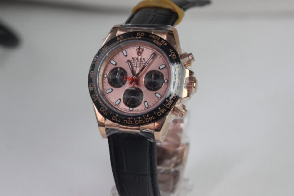 ROLEX DAYTONA CERAMIC COURO