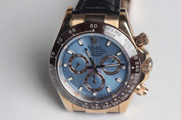 ROLEX DAYTONA CERAMIC COURO