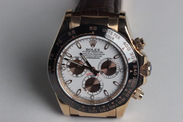ROLEX DAYTONA CERAMIC COURO