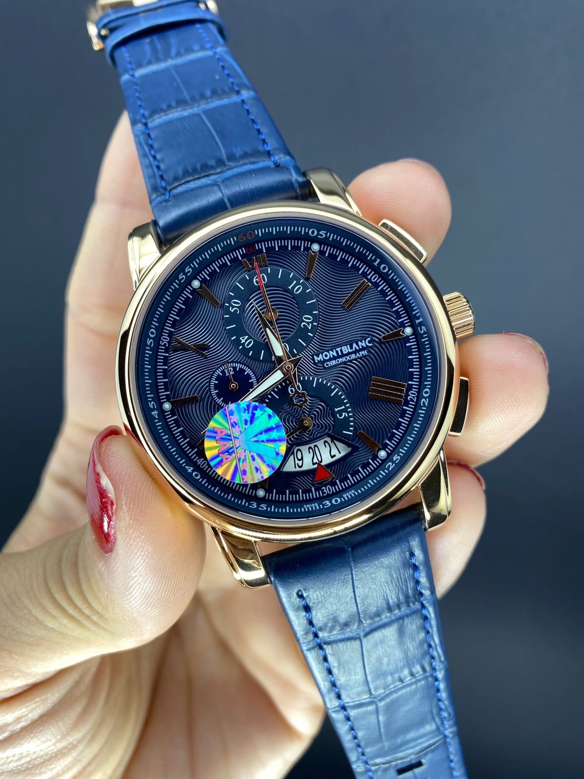 Réplica de Relógio Montblanc Couro