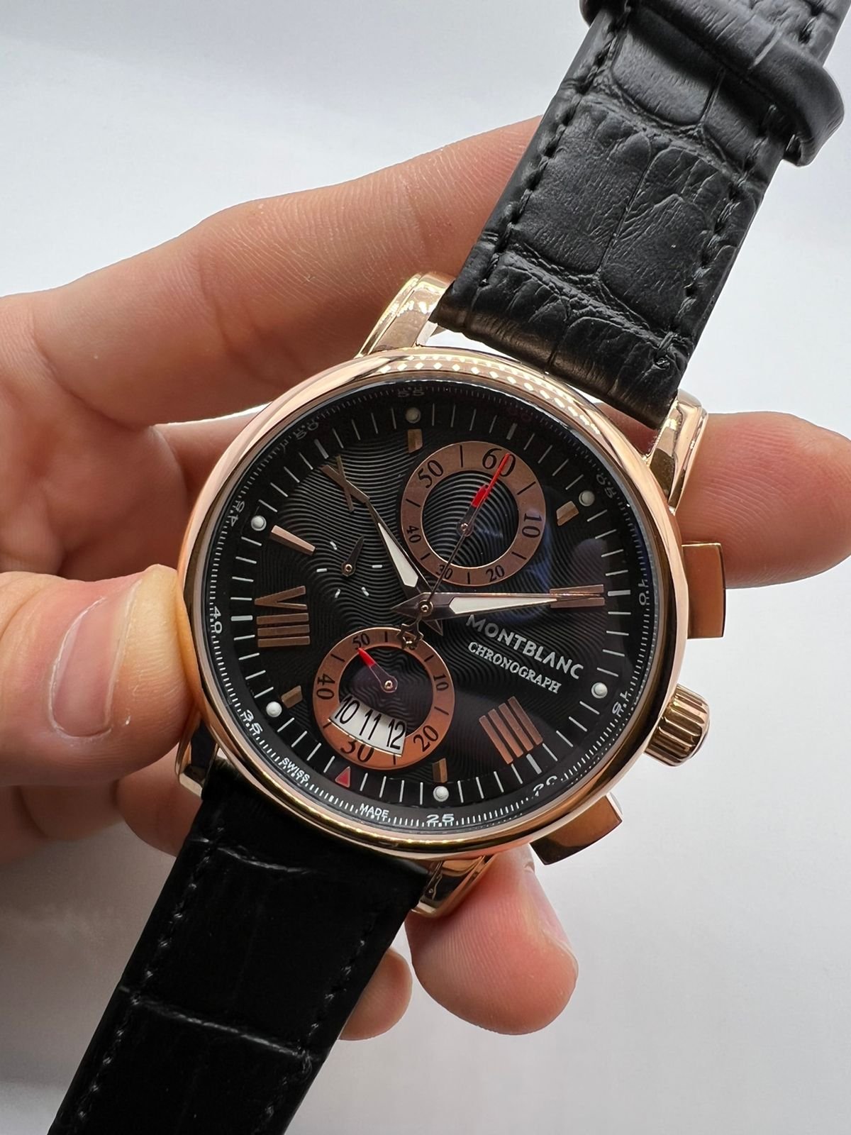 Réplica de Relógio Montblanc Couro
