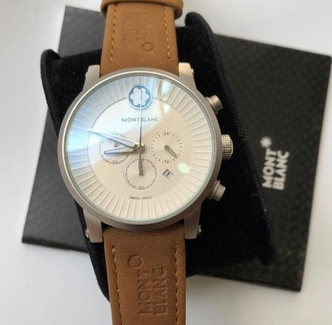 Réplica de Relógio Montblanc Couro