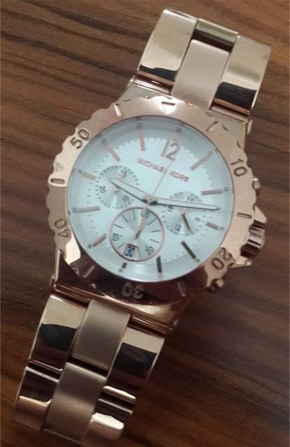 Réplica de Relógio Michael Kors Rose Branco