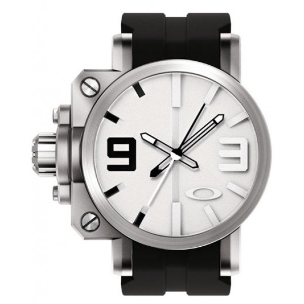 Réplica de Relógio Oakley Gearbox Silver White