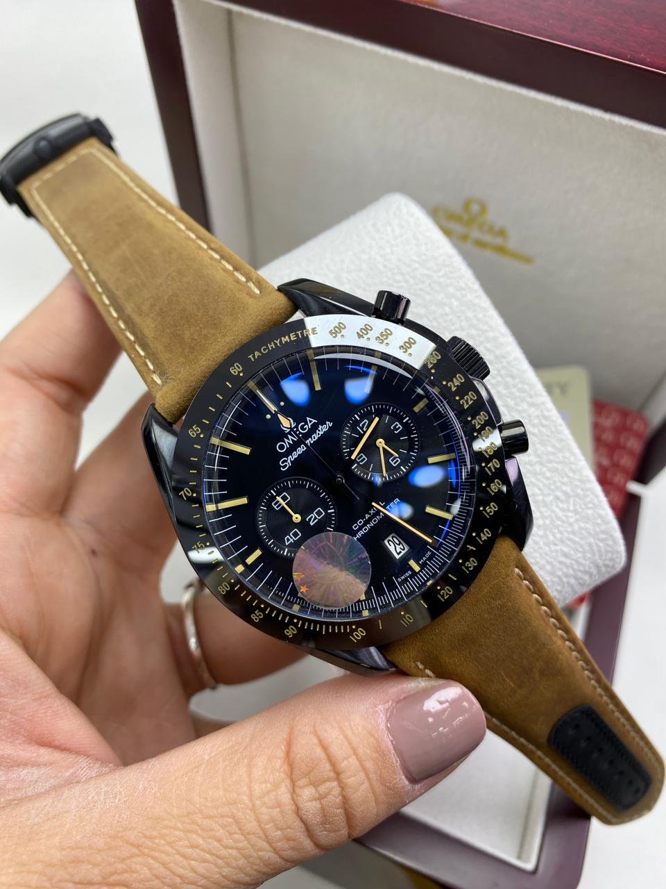 Réplica de Relógio Ômega Seamaster Cerâmica