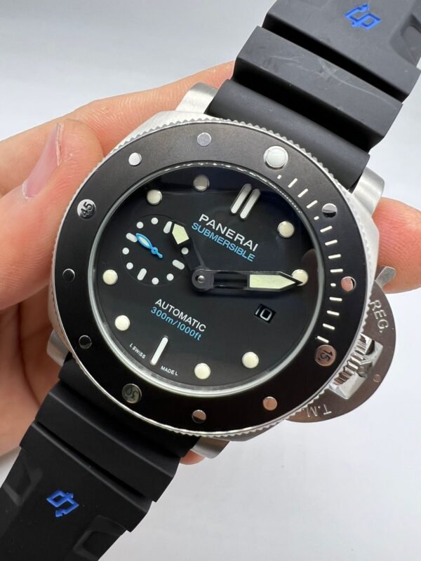 Alternative view of Réplica de Relógio Panerai Borracha