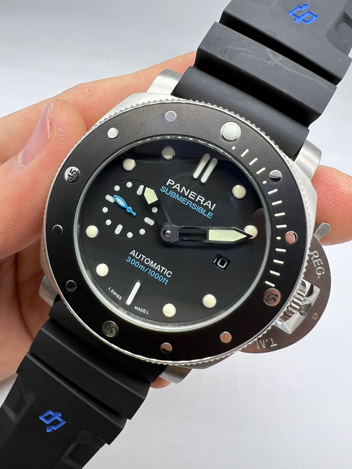 Réplica de Relógio Panerai Borracha - Imagem 2