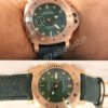 Réplica Relógio Panerai Submersible Rosê Verde - Imagem 2