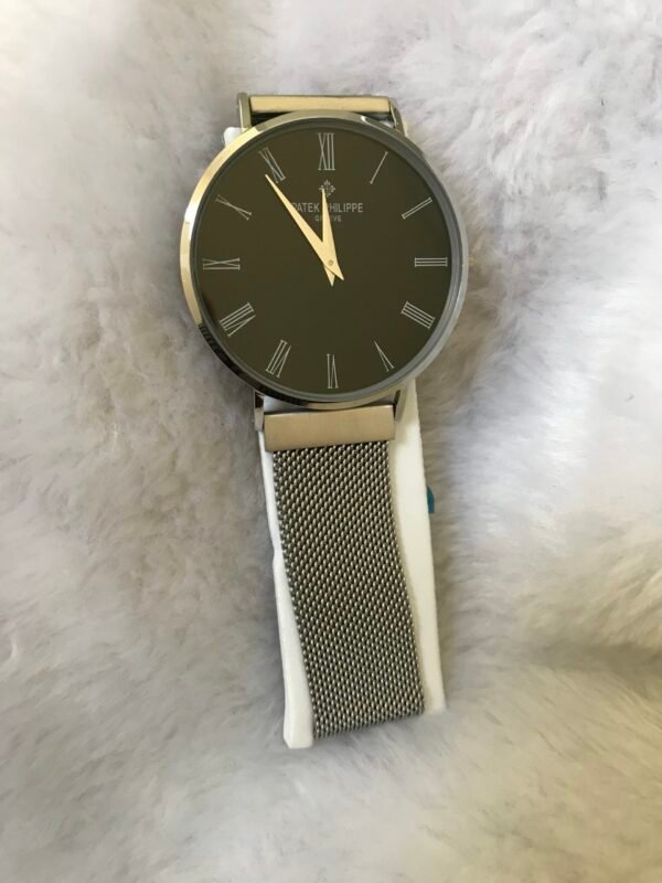 Alternative view of Réplica de Relógio Patek Philippe Aço Fino
