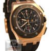 Réplica de Relógio Audemars Piguet Royal Oak Rosê Preto - Imagem 3