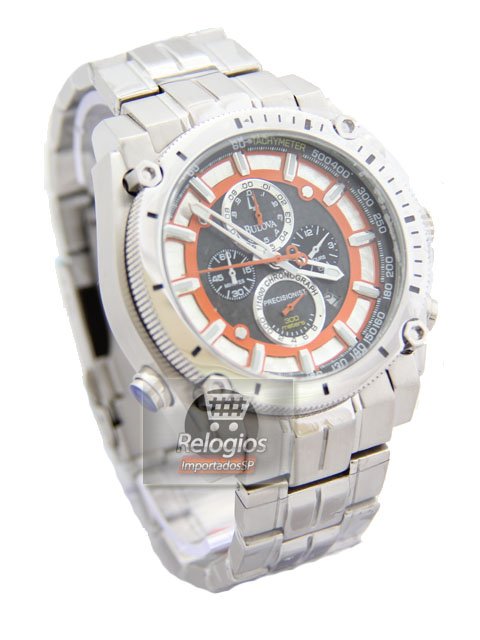 Réplica de Relógio Bulova Precisionist Laranja - Imagem 3