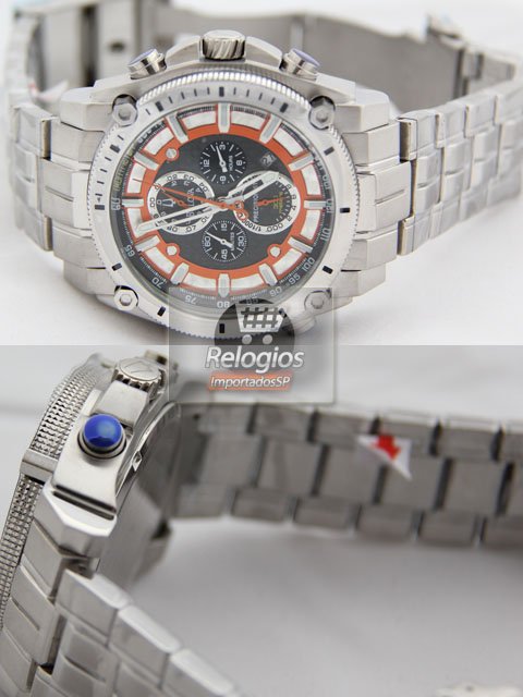 Réplica de Relógio Bulova Precisionist Laranja - Imagem 2