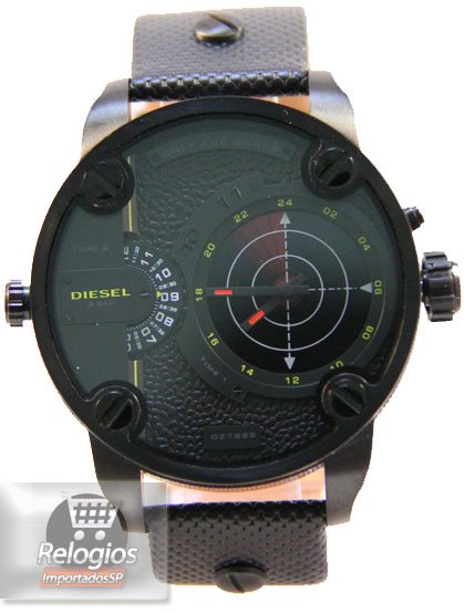 Alternative view of Réplica de Relógio Diesel Dz7222 Radarl Black Green