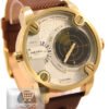 Réplica de Relógio Diesel Dz7222 Radar Dourado Branco - Imagem 2