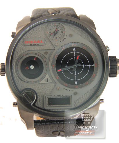 Réplica de Relógio Diesel Radar Chumbo