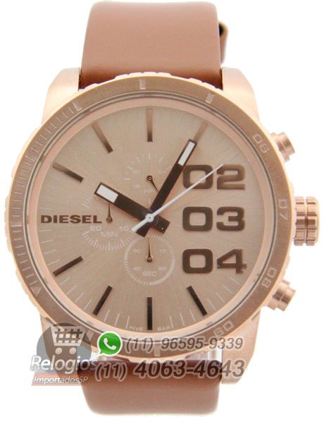 Réplica de Relógio Diesel The Only Brave Rosê ( PROMOÇÃO )