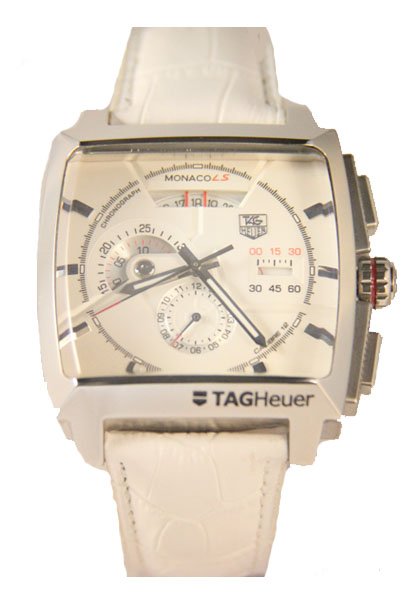 Ráplica de Relógio Tag Heuer Monaco LS White