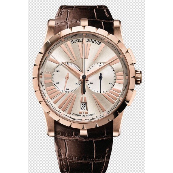 Réplica de Relógio Roger Dubuis Excalibur Chronograph Rosê