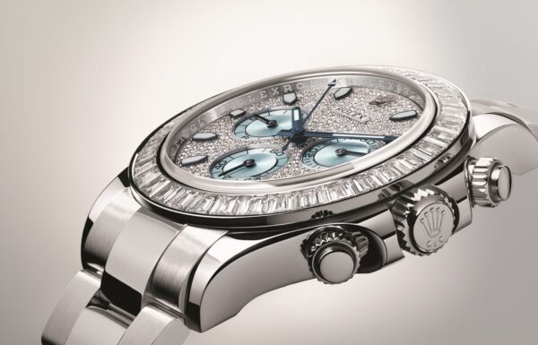 Alternative view of Réplica de Relógio Rolex Cosmograph Daytona Platinum Diamante (Lançamento 2015)