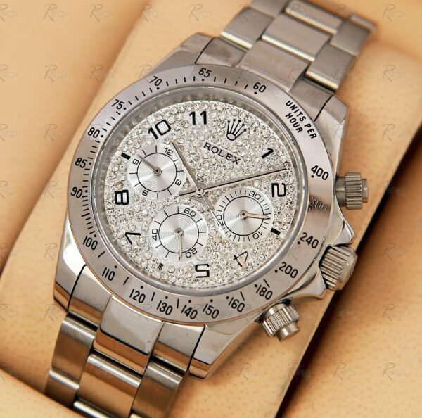Réplica de Relógio Rolex Daytona Black Gold Edition Diamond