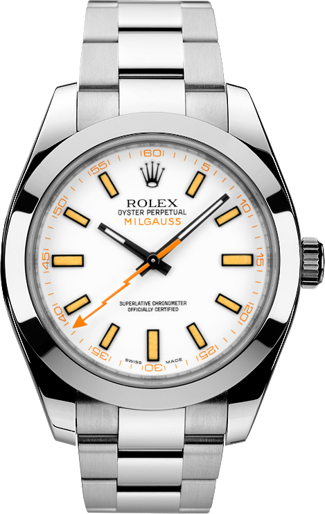 Réplica de Relógio Rolex Milgauss White