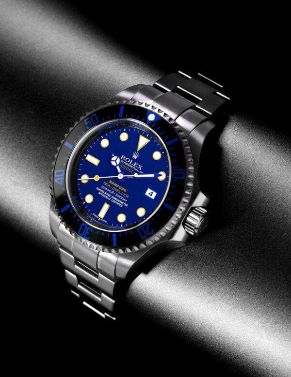 Réplica Relógio Rolex Seadweller Azul Bamford