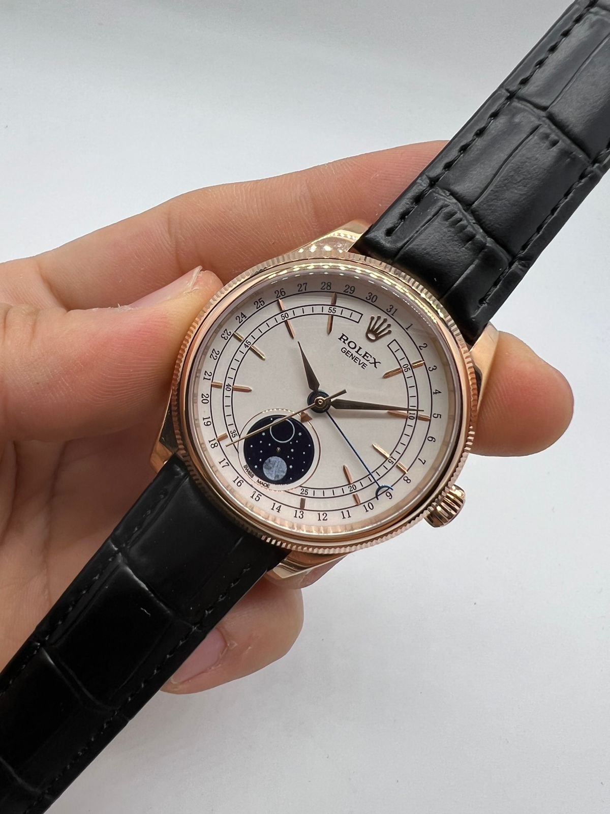 Réplica de Relógio Rolex Celini Sol e Lua
