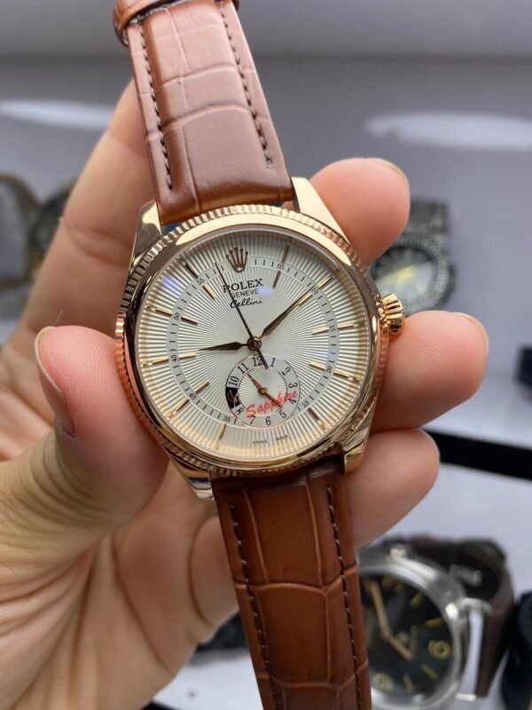 Réplica de Relógio Rolex Cellini - Couro